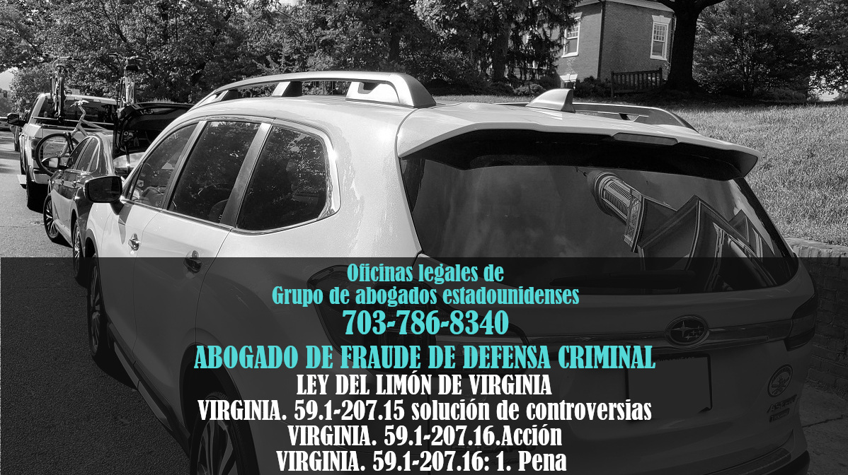 Abogada de fraude automotriz en fairfax VA